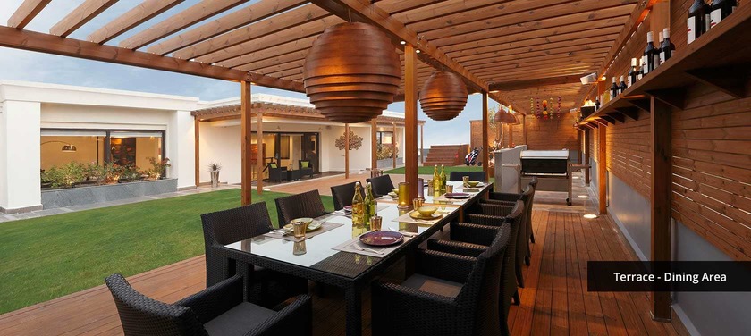 Terrace Dinning Area Ambience Caitriona