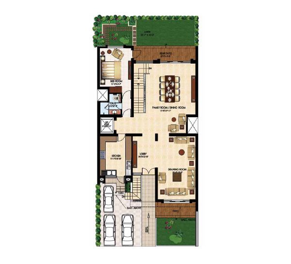 Anantraj Estate 3bhk Floor Plans