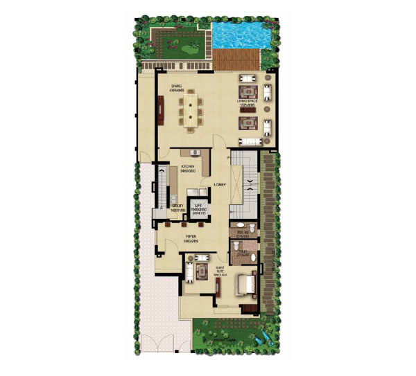 Anantraj Estate 4bhk Floor Plans