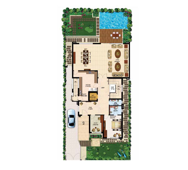 Anantraj Estate 4bhk Floor Plans