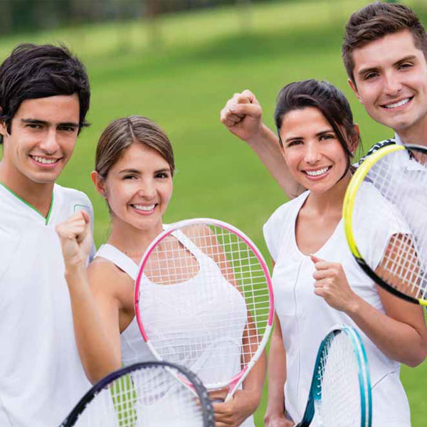 Central Park Aqua Front Lawn Tennis