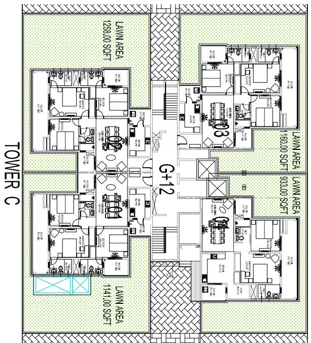 Central Park Aqua Front Tower C Floor Plan