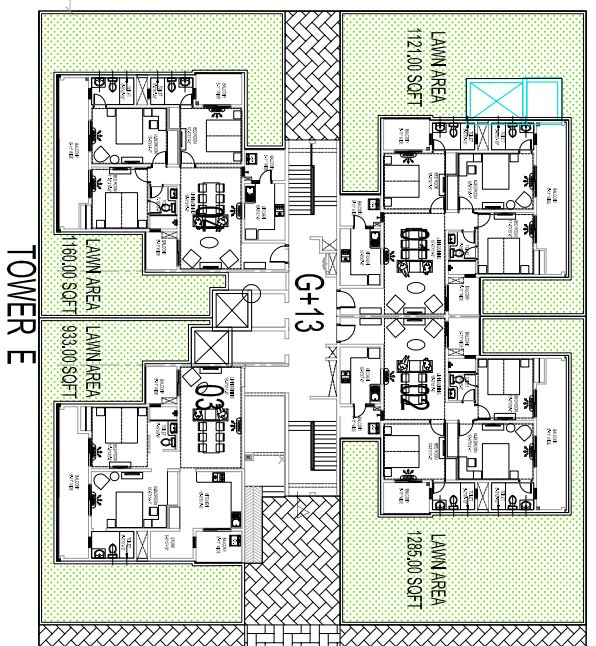 Central Park Aqua Front Tower E Floor Plan