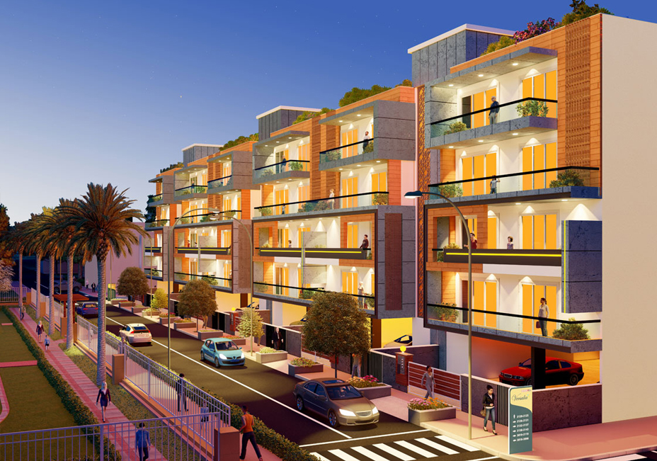 Aradhya Homes Front View