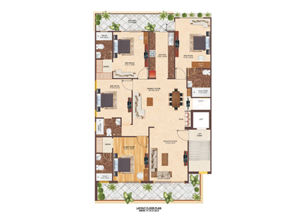 Aradhya Homes floor plan