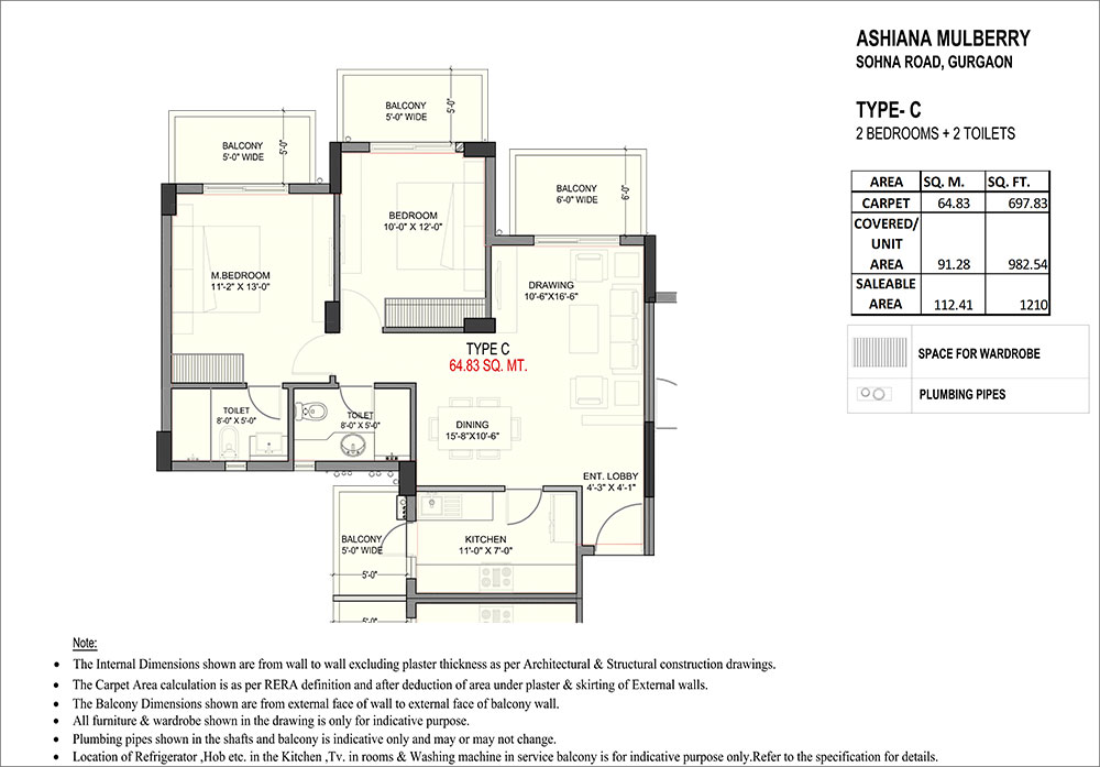 Ashiana Mulberry Sector 2 Gurgaon Price List, Best Deal