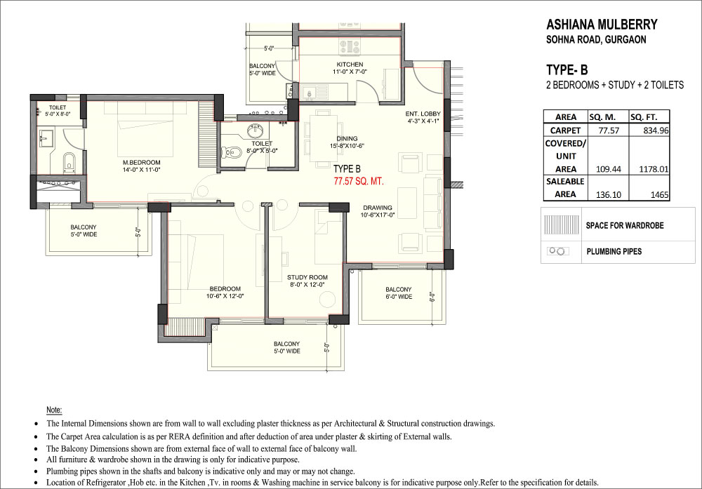 Ashiana Mulberry Sector 2 Gurgaon Price List, Best Deal