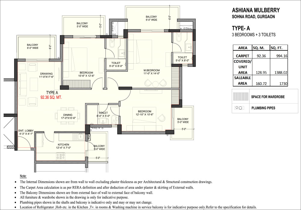 Ashiana Mulberry Sector 2 Gurgaon Price List, Best Deal