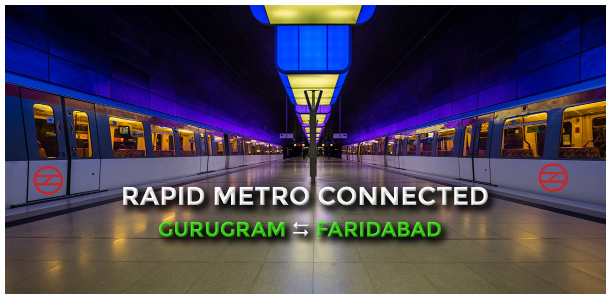 Rapid Metro Connected Faridabad and Gurugram