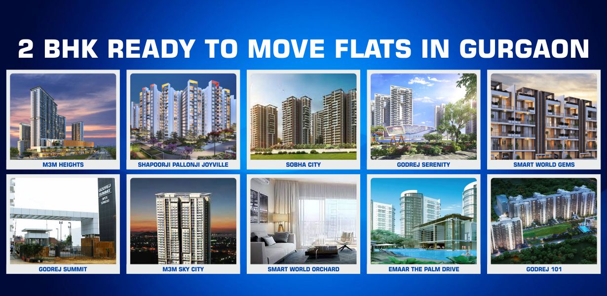 2 BHK ready to move flats in Gurgaon