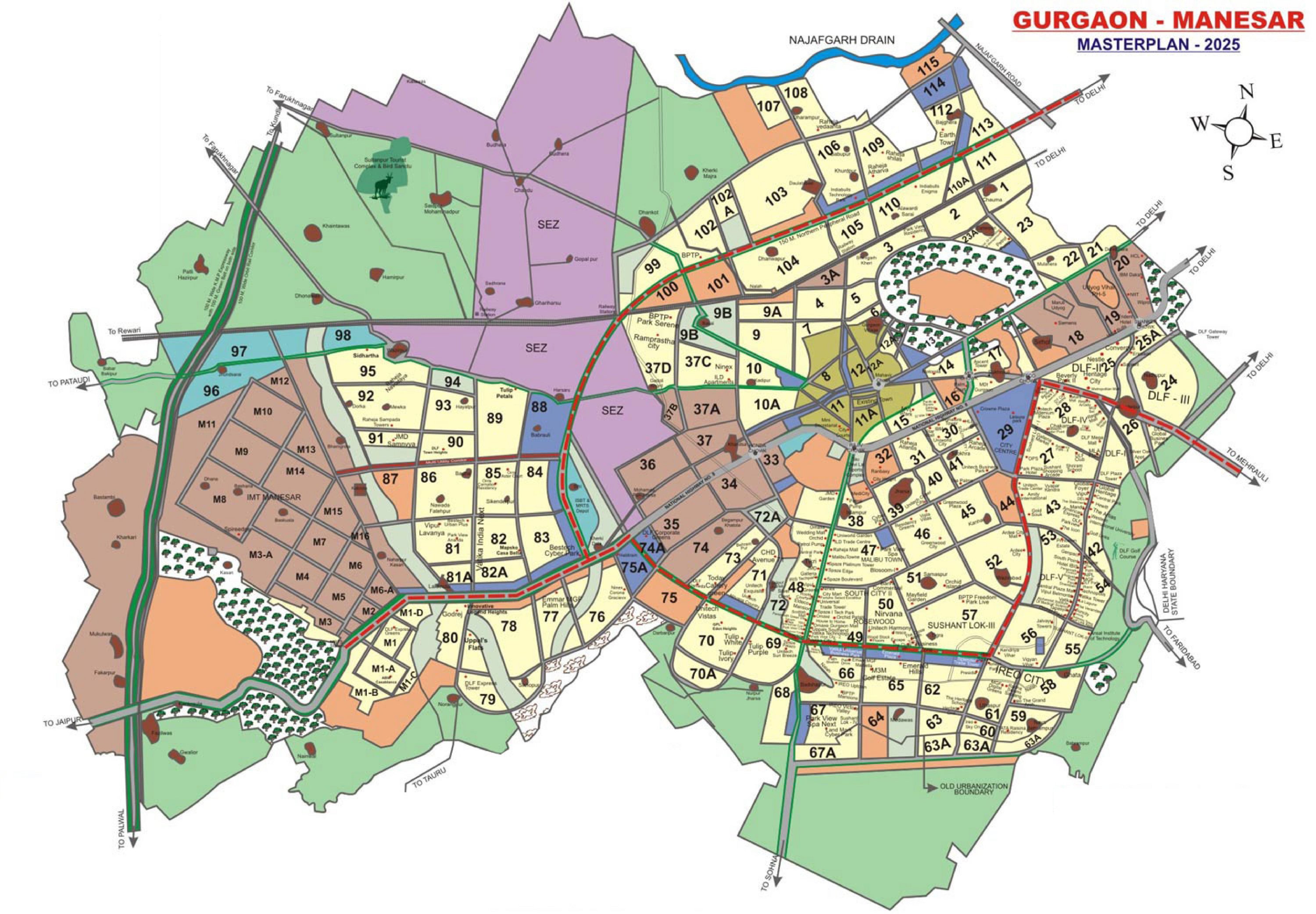 gurgaon master plan 2025