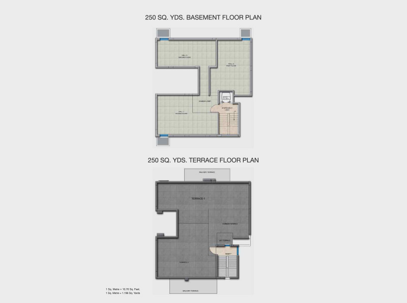 BPTP amstoria basement floor plan
