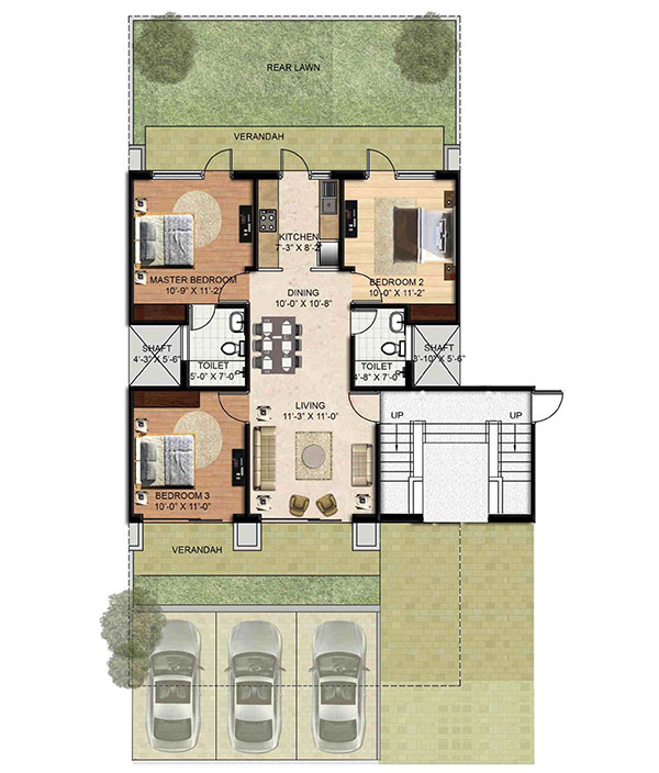 Bptp Astaire Gardens 3 BHK Floor Plans