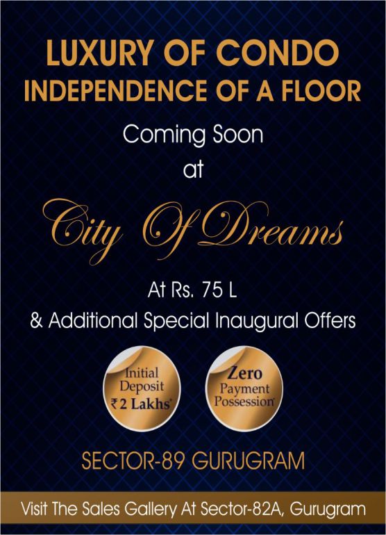 M3m City of Dreams Sector 89 Gurgaon