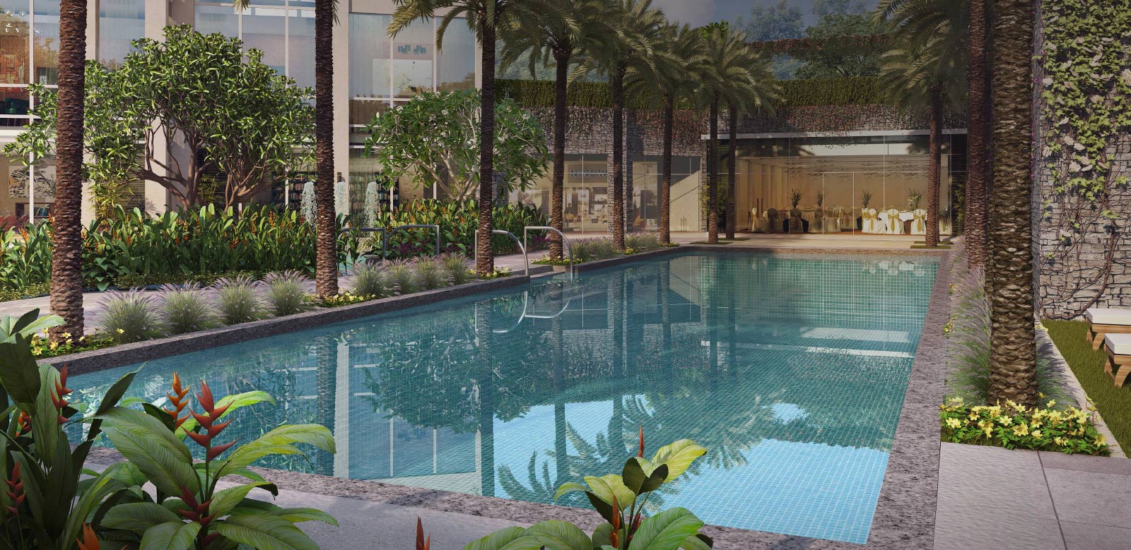 Swimming Pool in DLF The Crest