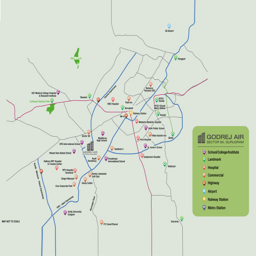 Godrej Air Location Map