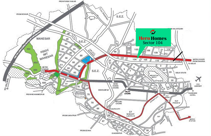 Hero Homes Location Map