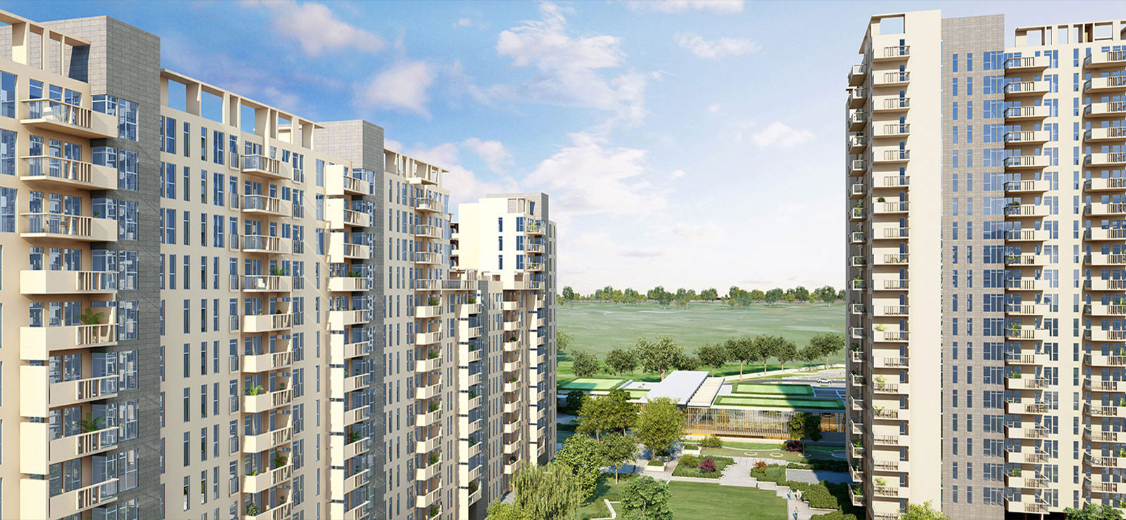 corner view of ireo the corridors gurgaon