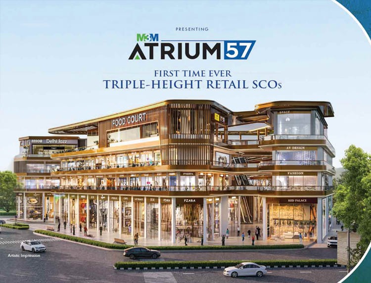 M3M Atrium 57 price