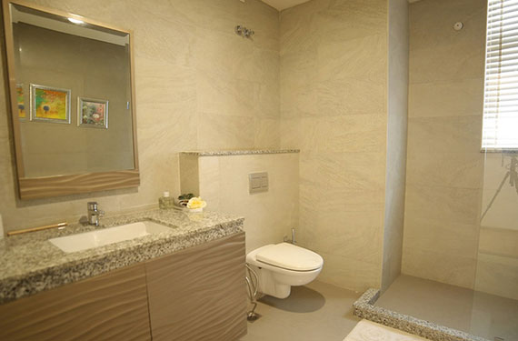 featured wash room in m3m merlin