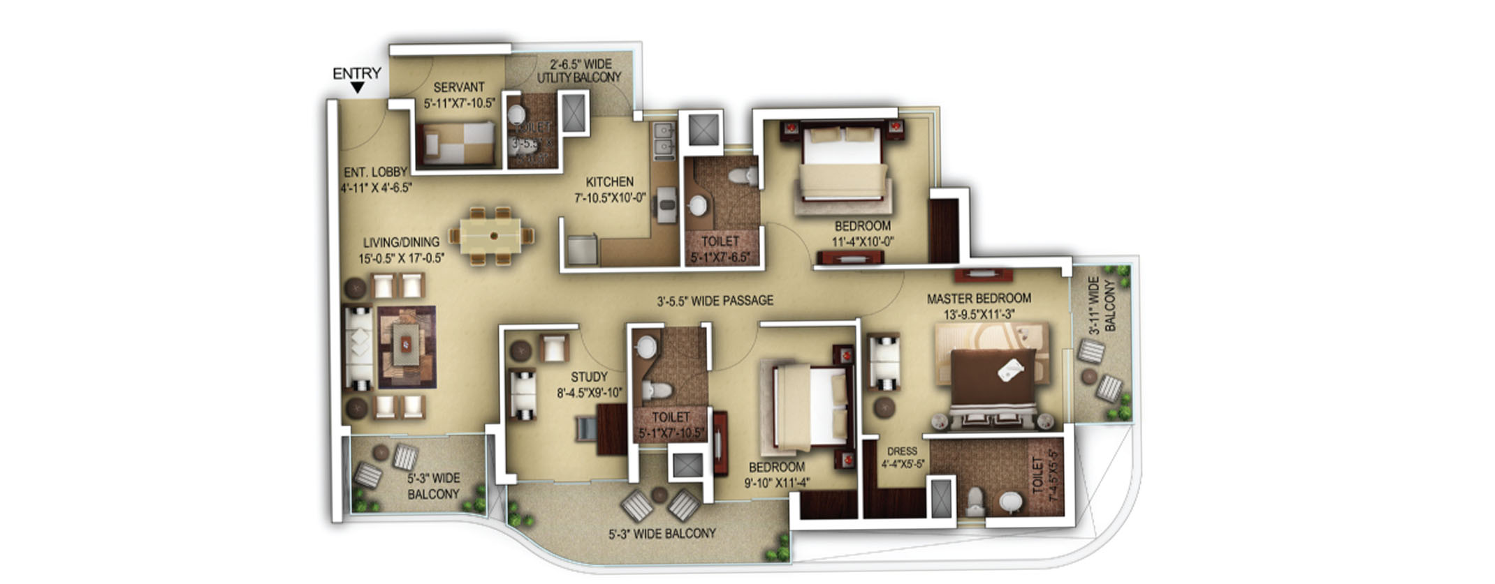 Paras Dews Luxury Apartments