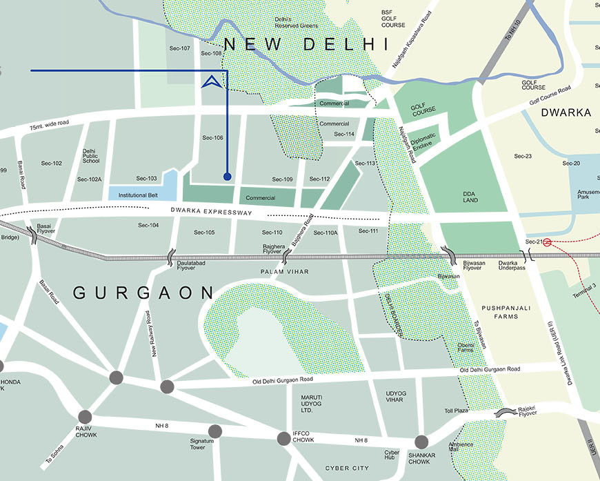 Paras Dews location map