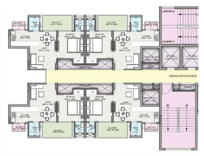 floor-plan of scarlet suites gurgaon