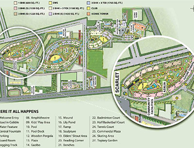 master plan of scarlet suites