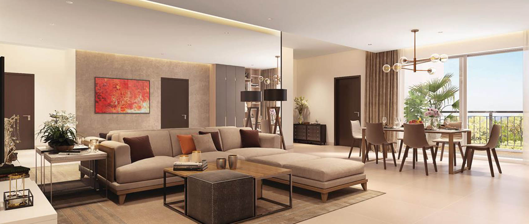 Shapoorji Pallonji Joyville Living Room