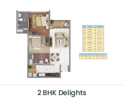 shapoorji pallonji joyville 2bhk Delights