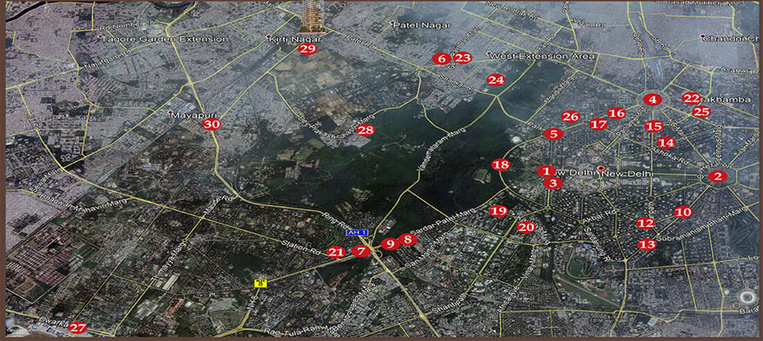 leela sky villas location map