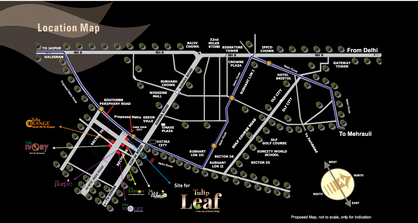 Tulip leaf amenities