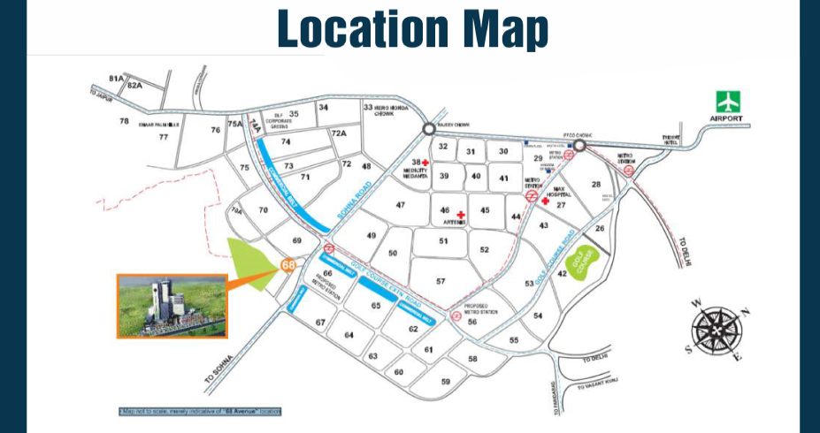 VSR 68 Avenue Location Map