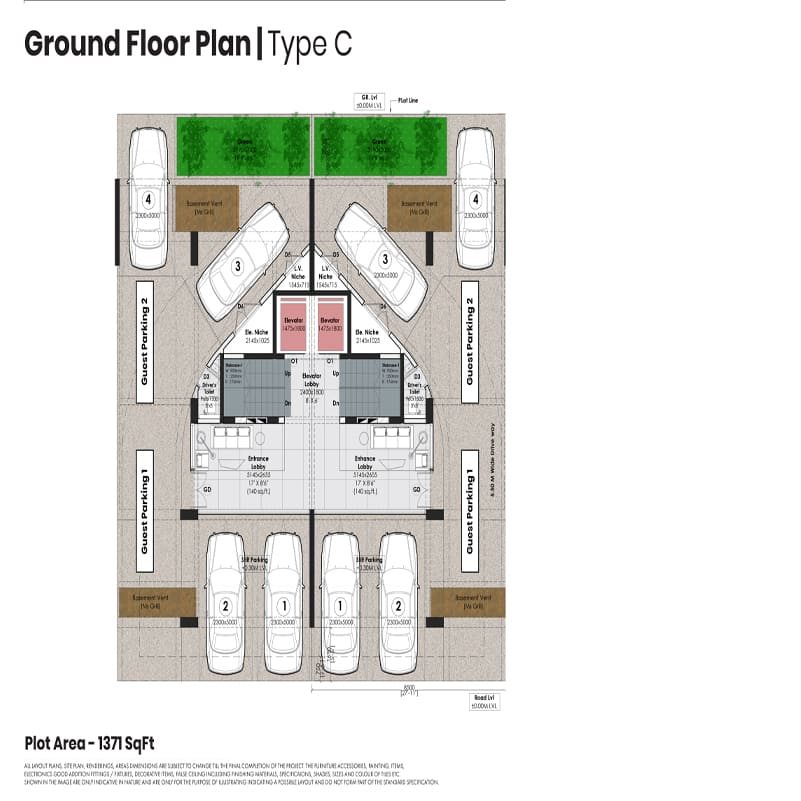Whiteland Blissville 3 BHK